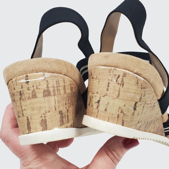 Elastic Strappy Wedge Sandals LifeStride Velocity 2.0 Sunshine Women Size 11M - Picture 8 of 10